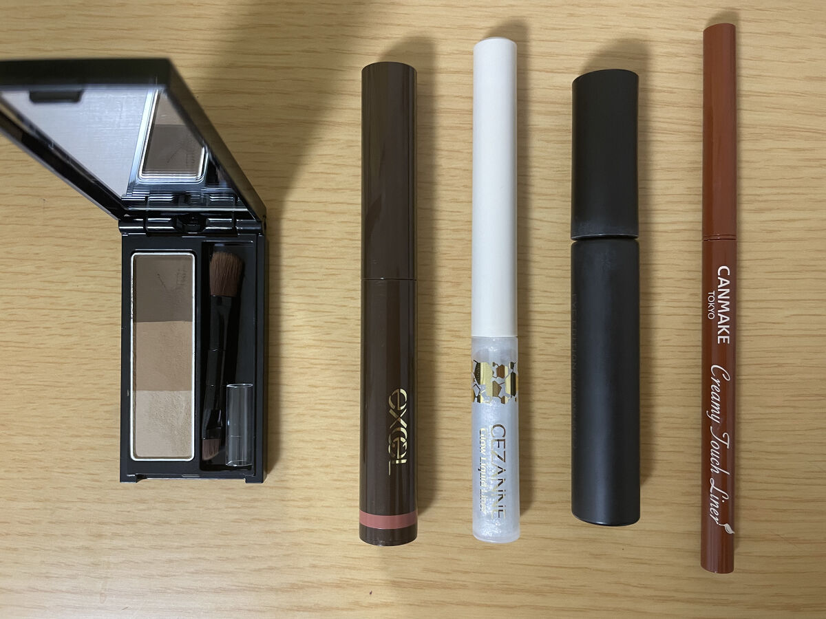 グリームオンフィットシャドウ/excel/スティックアイシャドウを使ったクチコミ（1枚目）