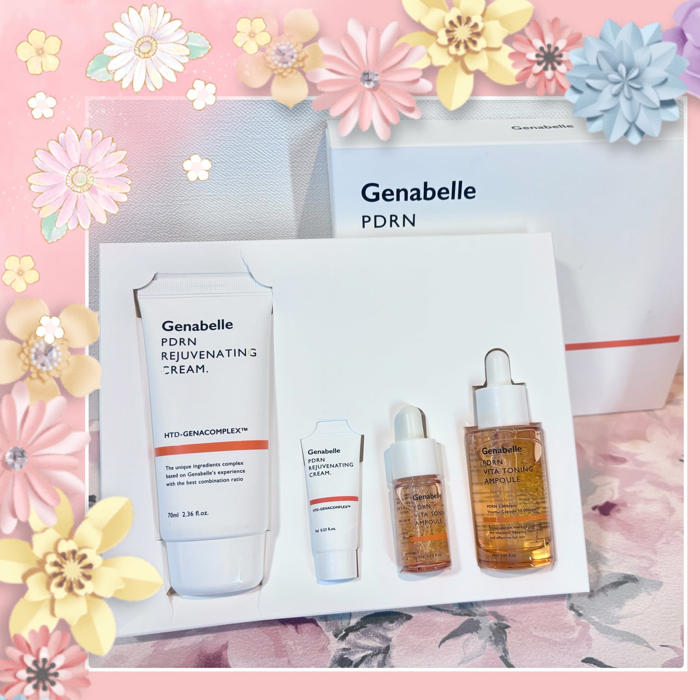 PDRNリジュビネイティングクリーム/Genabelle/フェイスクリームを使ったクチコミ(2枚目)