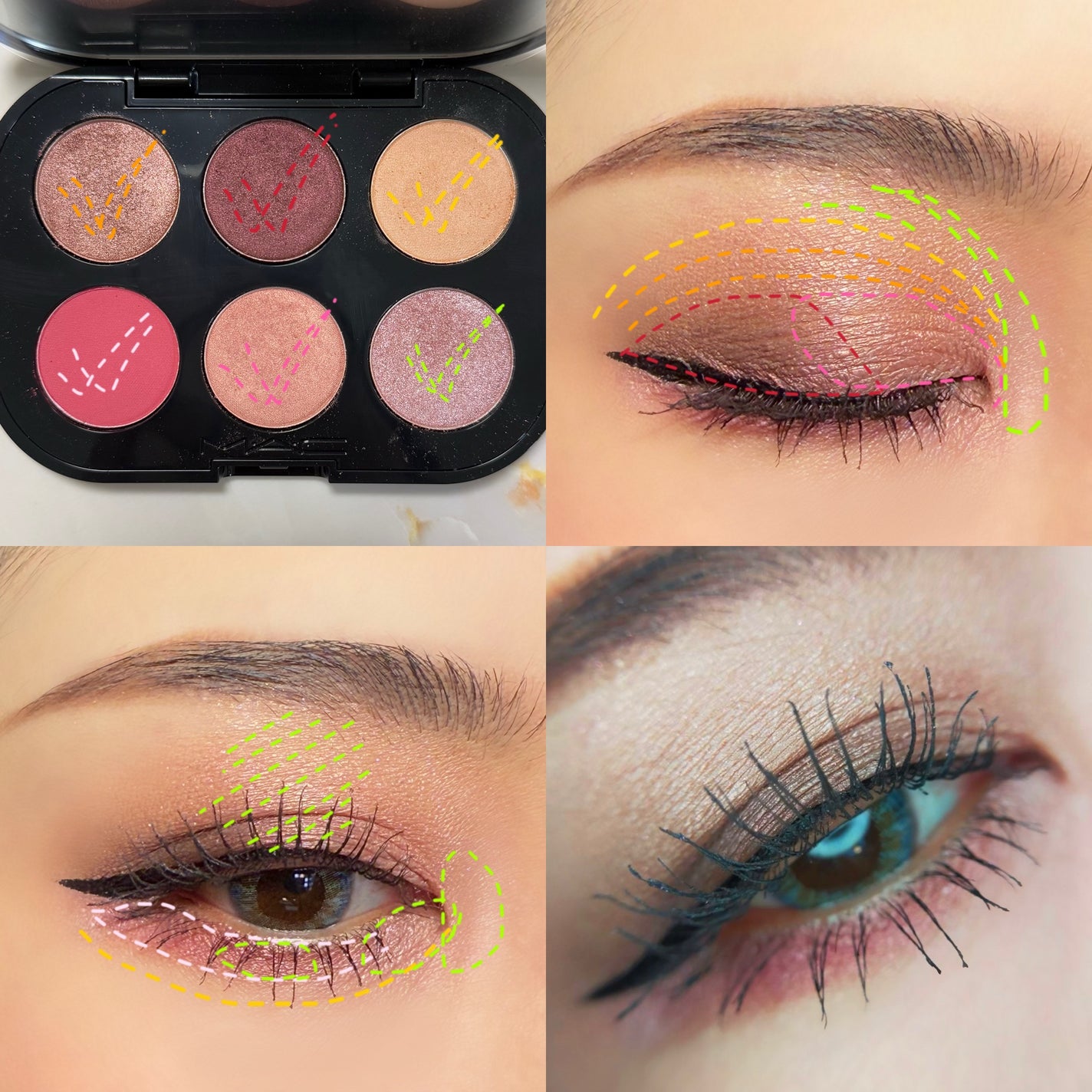 コネクト イン カラー アイシャドウ パレット × 6/M・A・C/アイシャドウパレットを使ったクチコミ(7枚目)