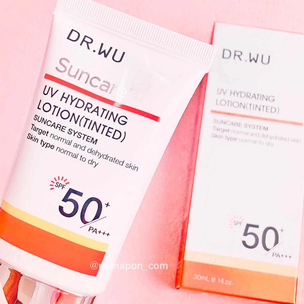 サンスクリーン+モイスト（色付き）＜日焼け止め＞/DR.WU/日焼け止めローションを使ったクチコミ（3枚目）