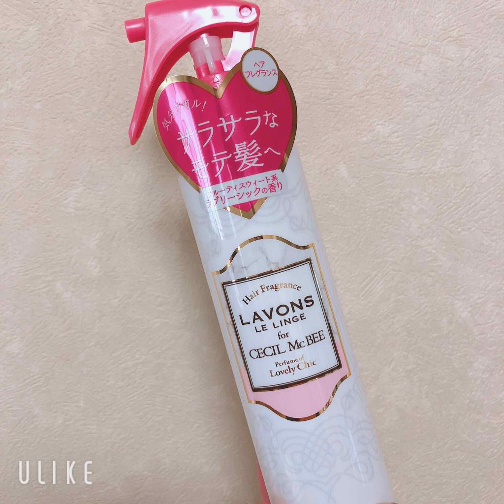 ラボン for CECIL MACBEE セシルマクビー ヘアフレグランスミスト ラブリーシック/ラボン/ヘアミストを使ったクチコミ（1枚目）