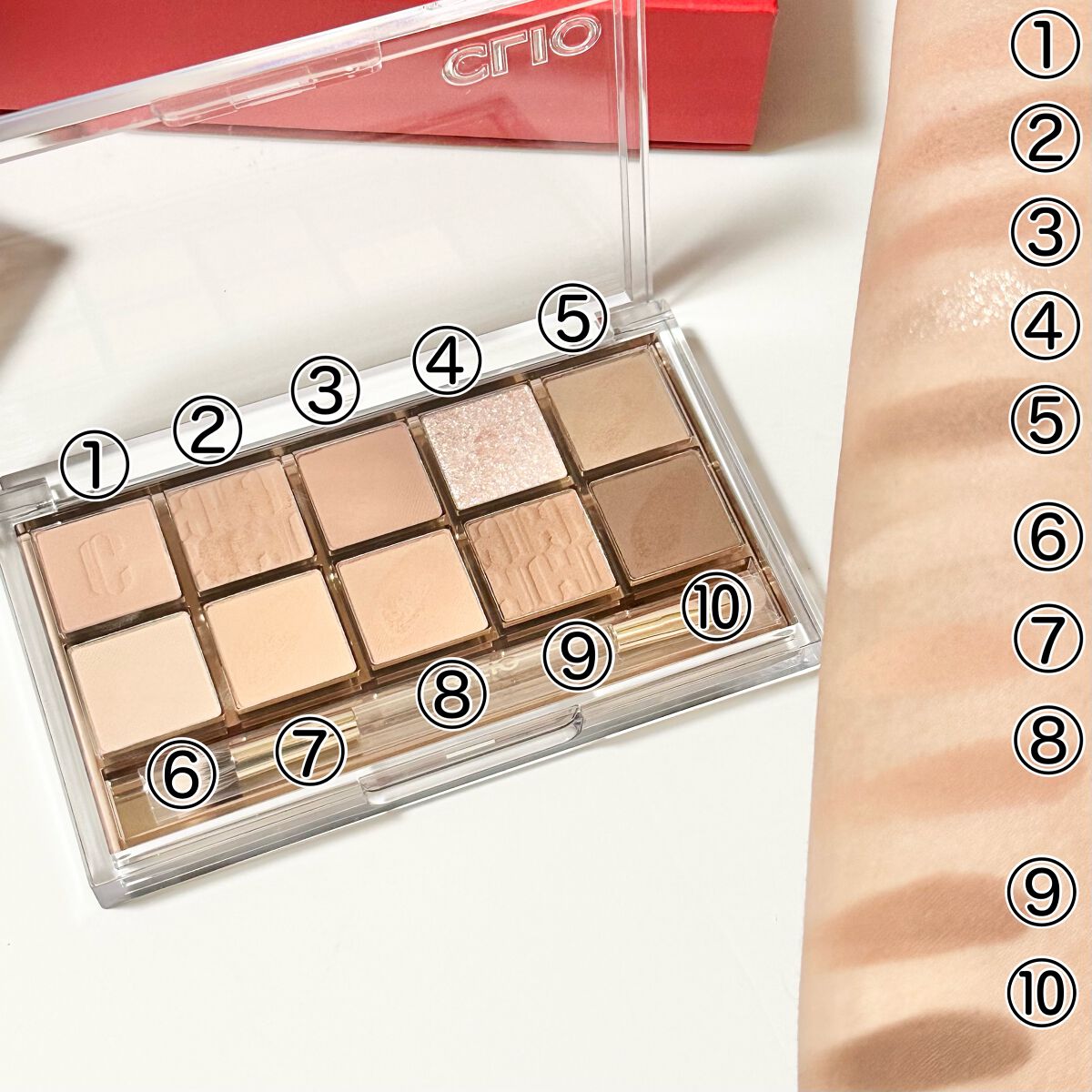 プロ アイ パレット/CLIO/アイシャドウパレットを使ったクチコミ(3枚目)