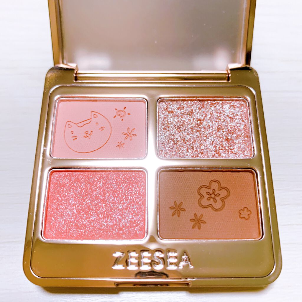 アニマルアイシャドウ(4シェード)/ZEESEA/アイシャドウパレットを使ったクチコミ(2枚目)
