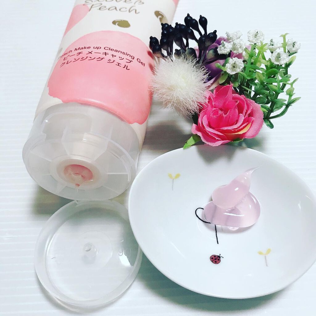 ピーチメーキャップクレンジングジェル/sesekira/クレンジングジェルを使ったクチコミ(2枚目)