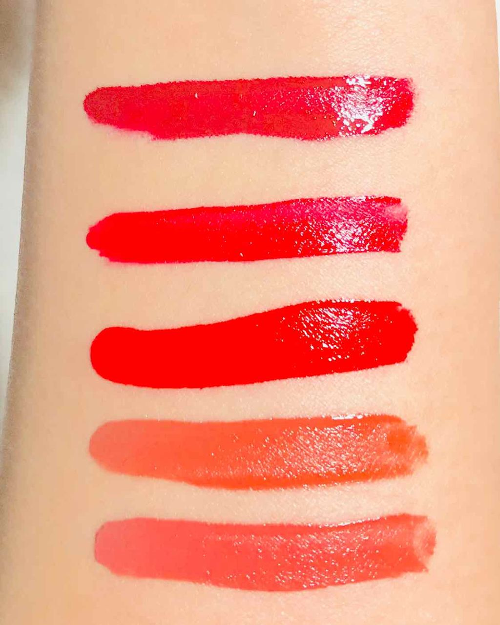 enjoy velvet lip glaze mini box/gecomo/口紅を使ったクチコミ（2枚目）