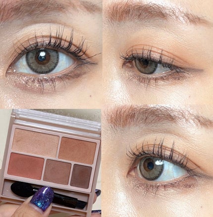 パーフェクトマルチアイズ/キャンメイク/アイシャドウパレットを使ったクチコミ(3枚目)