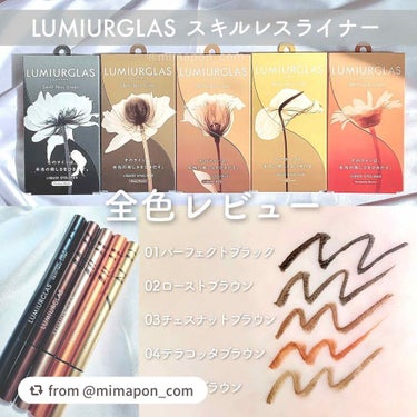 スキルレスライナー/LUMIURGLAS/リキッドアイライナーを使ったクチコミ（1枚目）