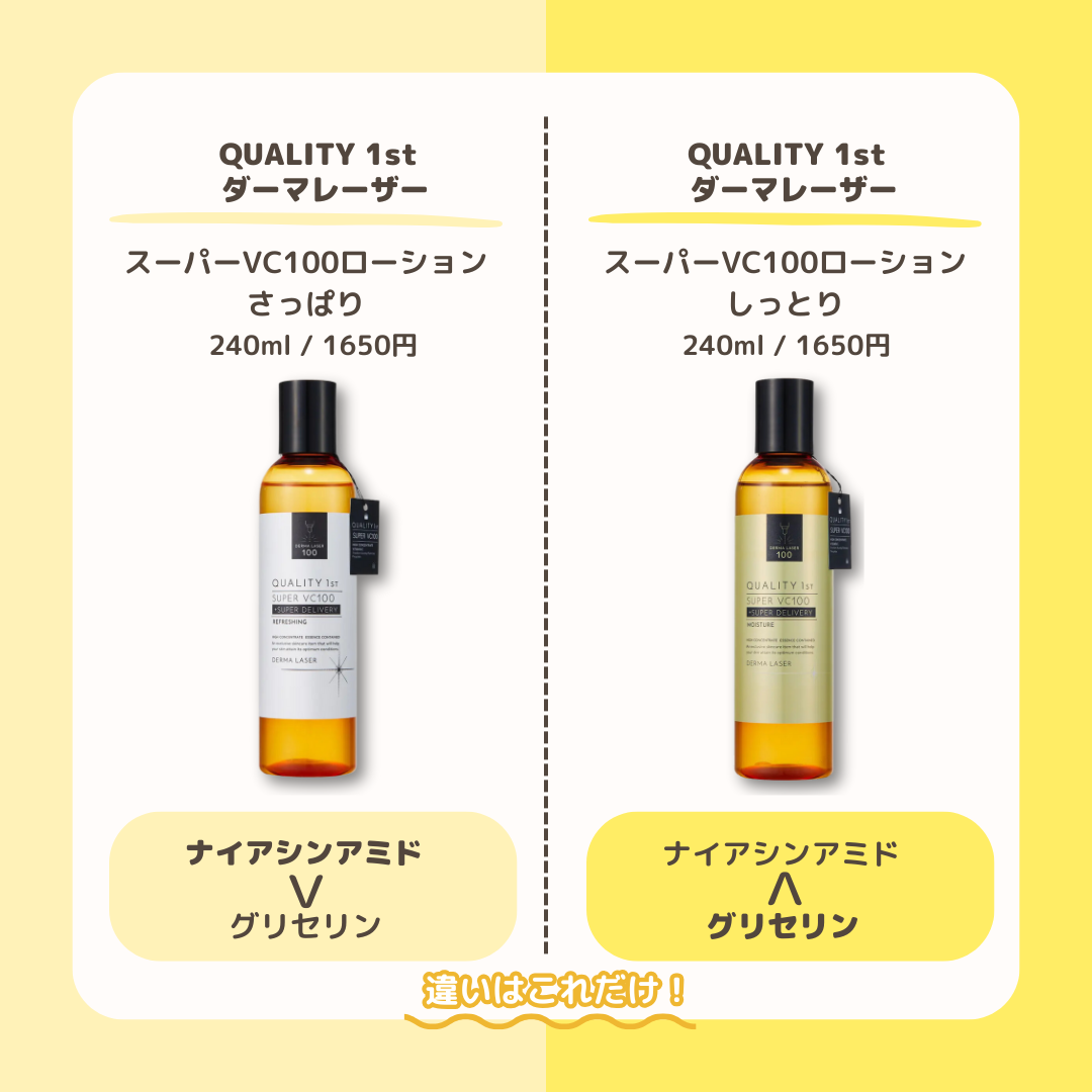 ダーマレーザー スーパーVC100ローション（しっとり）/クオリティファースト/化粧水を使ったクチコミ（2枚目）