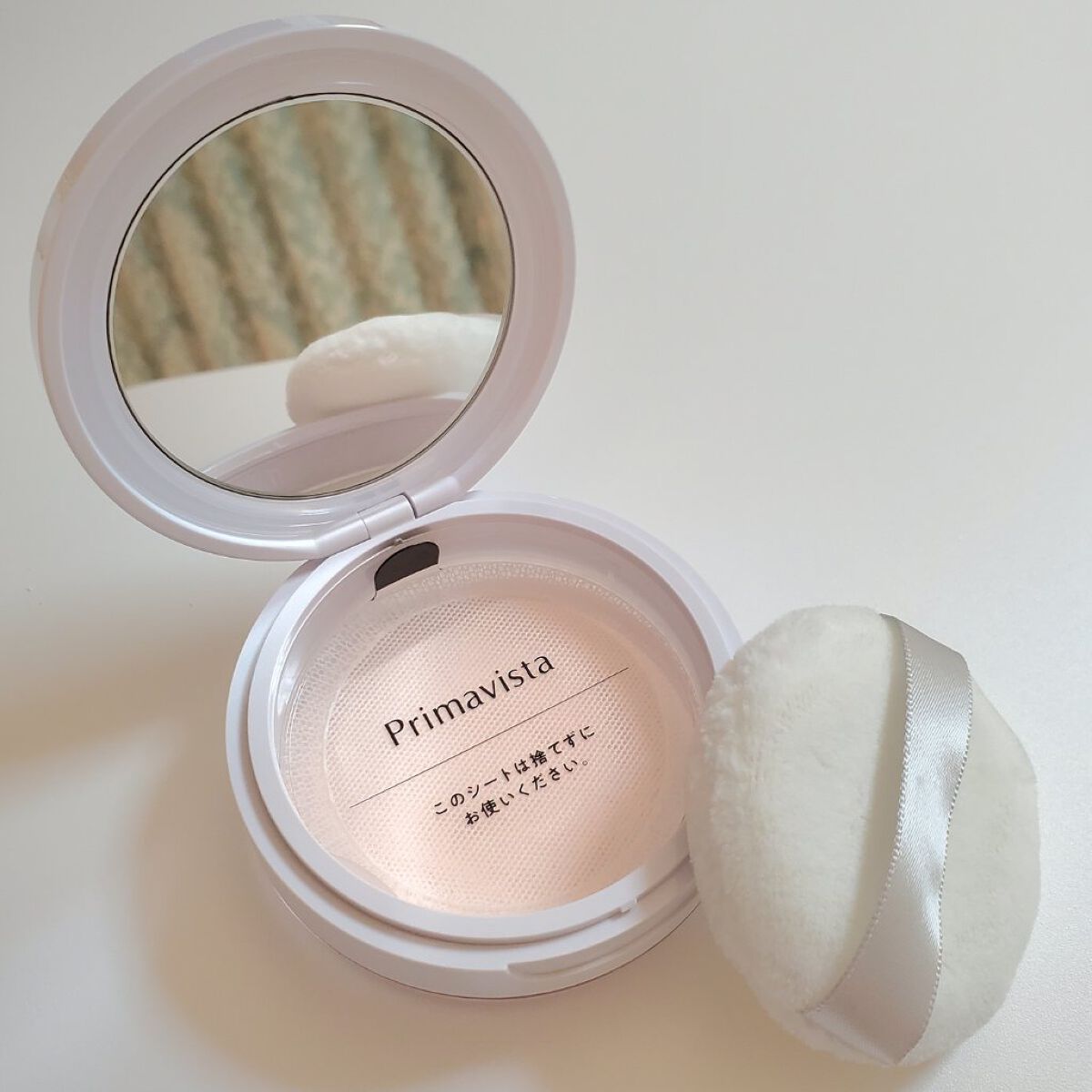 ポアレスフィクサー フェアリーピンク(レフィル)7.5g/プリマヴィスタ/ルースパウダーを使ったクチコミ（2枚目）