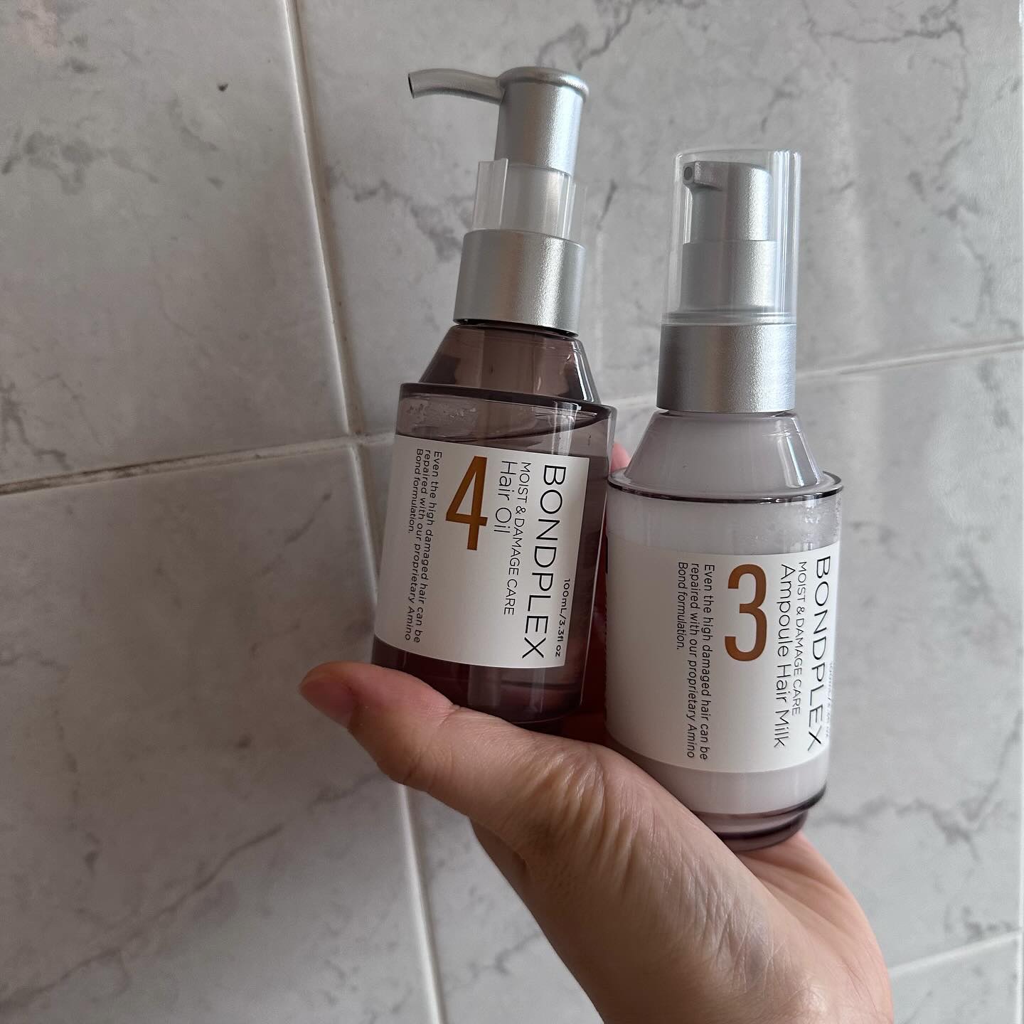 モイスト＆ダメージケア アンプルミルク/ボンドプレックス/ヘアミルクを使ったクチコミ（2枚目）