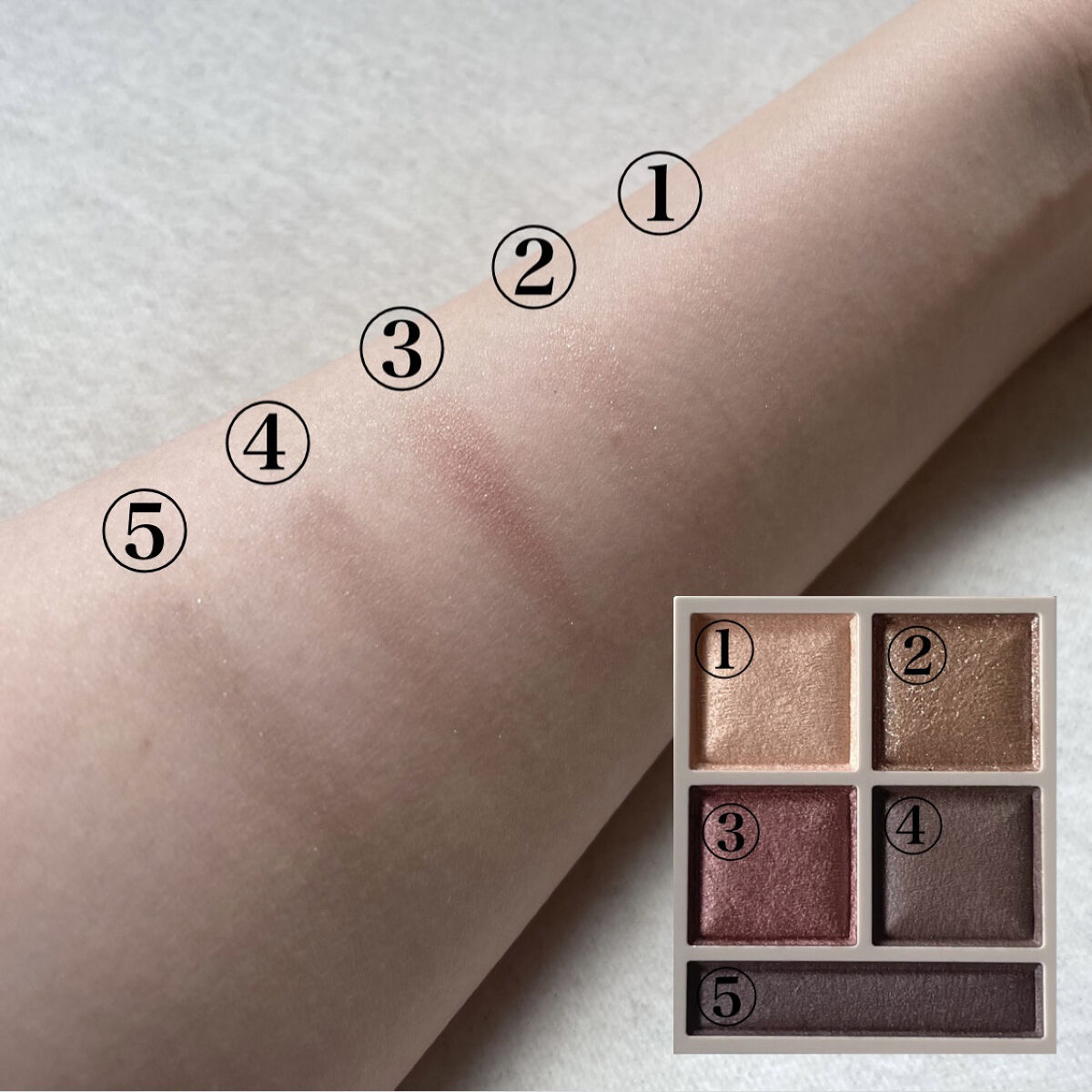 パノラマデザイン アイパレット/Visée/アイシャドウパレットを使ったクチコミ（3枚目）