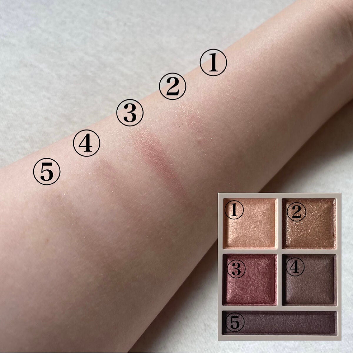 パノラマデザイン アイパレット/Visée/アイシャドウパレットを使ったクチコミ(3枚目)