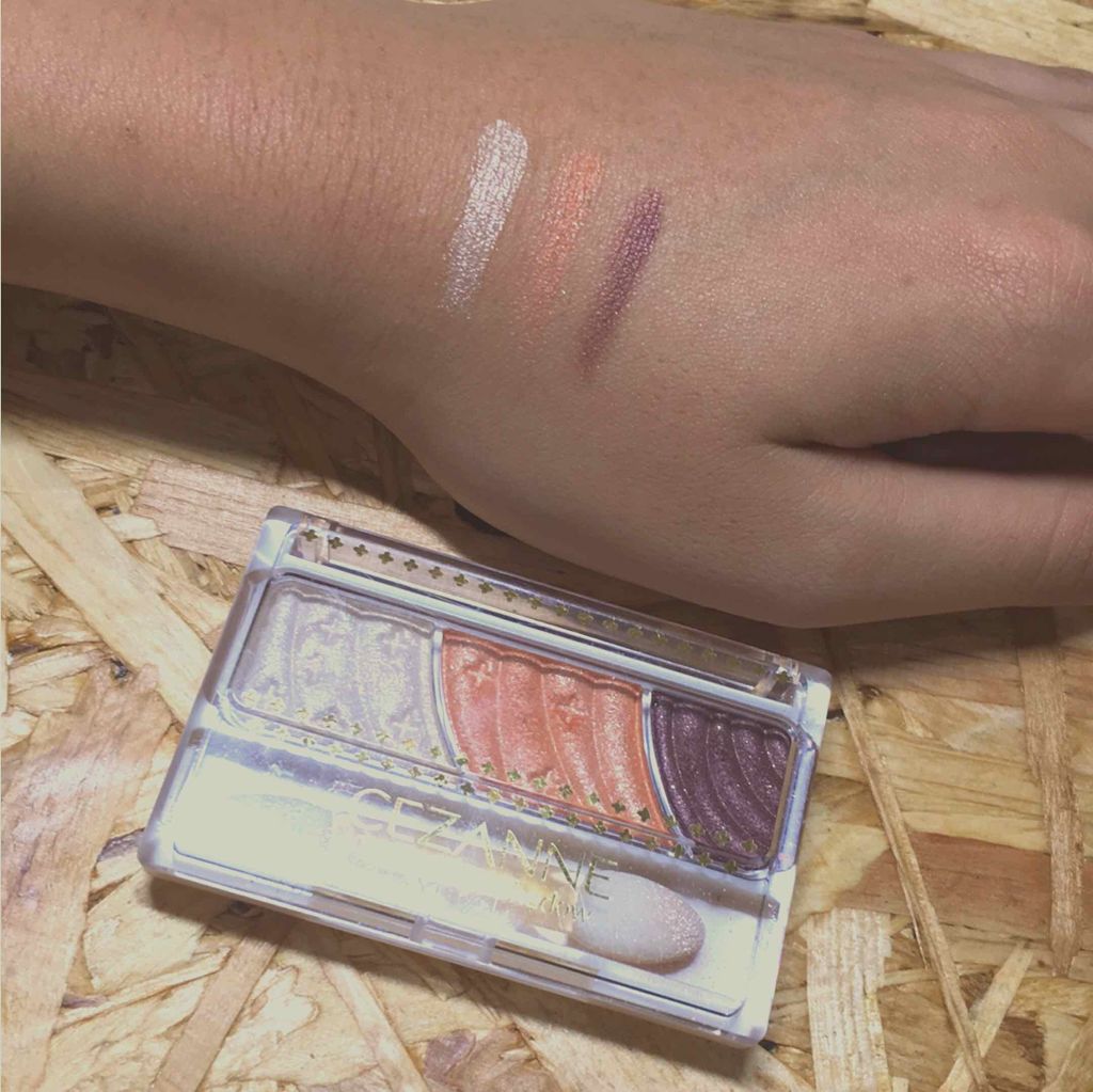 トーンアップアイシャドウ/CEZANNE/アイシャドウパレットを使ったクチコミ(1枚目)