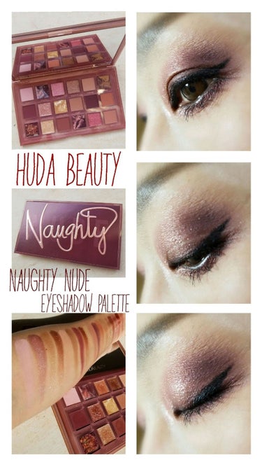 NAUGHTY NUDE/Huda Beauty/アイシャドウパレットを使ったクチコミ（1枚目）