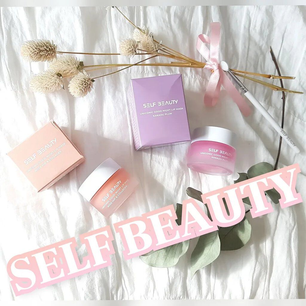 ユニコーングッドナイトリップマスク カカドゥプラム/SELF BEAUTY/リップマスクを使ったクチコミ（1枚目）