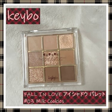 KEYBO FALL IN LOVE SHADOW PALETTE/keybo/アイシャドウパレットを使ったクチコミ（1枚目）