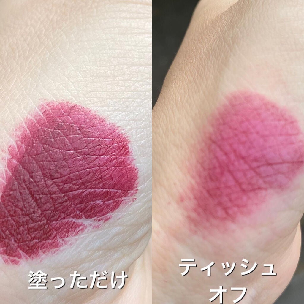 アーティスティックベルベットティント/A.BLACK/リップティントを使ったクチコミ(2枚目)