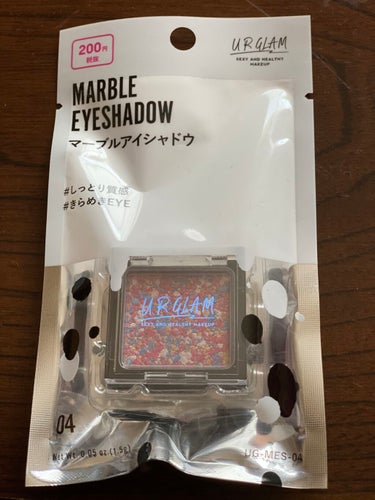 UR GLAM　MARBLE EYESHADOW/U R GLAM/シングルアイシャドウを使ったクチコミ（1枚目）