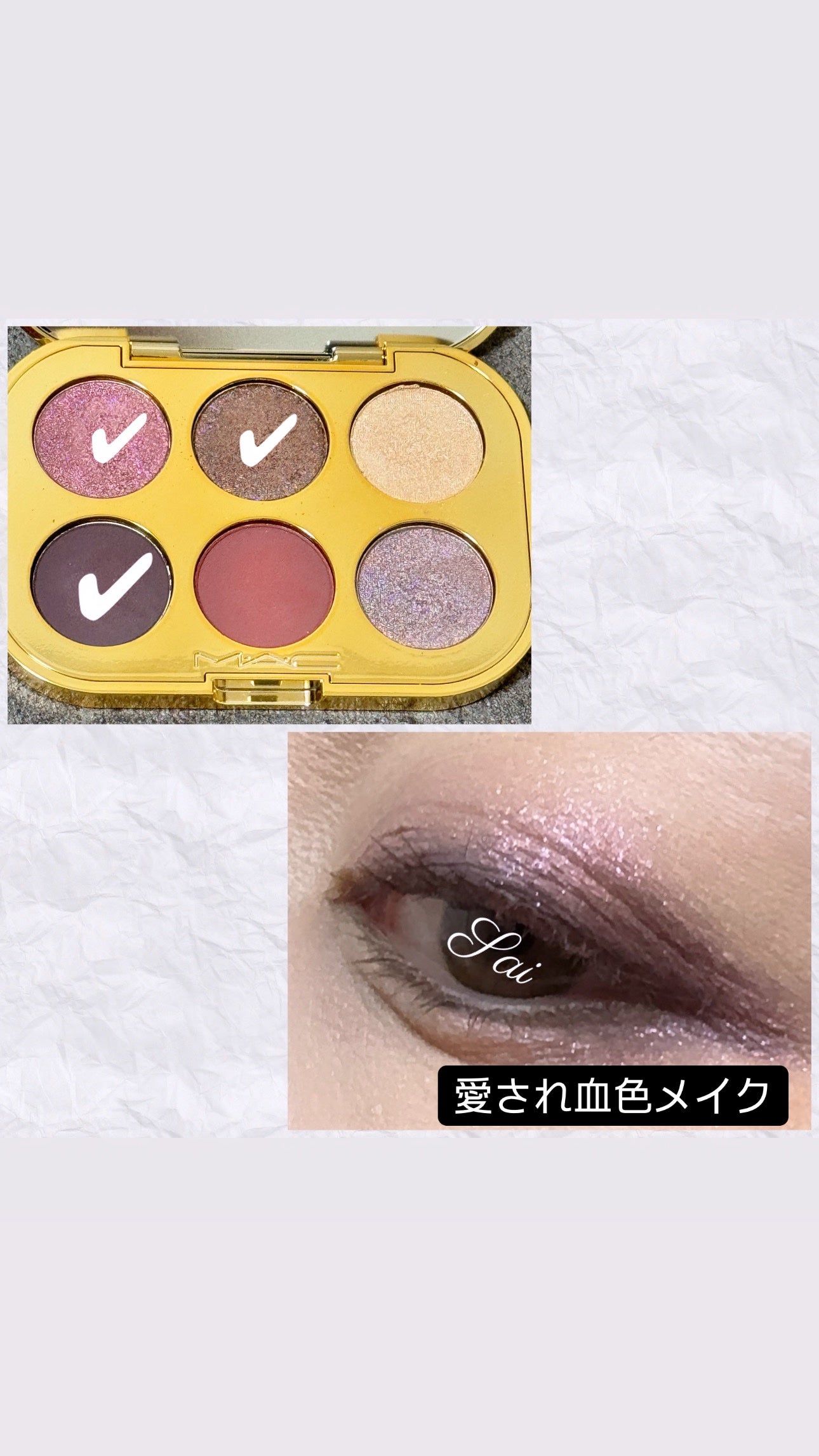 トレジャー アイシャドウ パレット ×6/M・A・C/アイシャドウパレットを使ったクチコミ(7枚目)