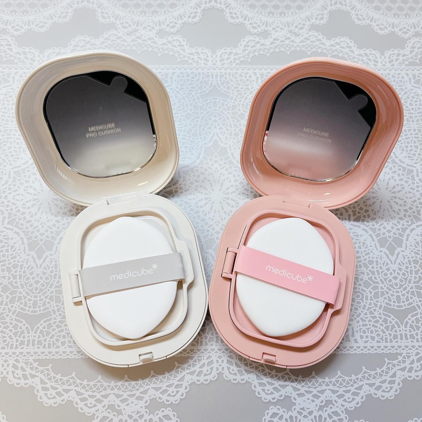 プロ グルタチオン グロウクッションファンデーション/MEDICUBE/クッションファンデーションを使ったクチコミ(2枚目)