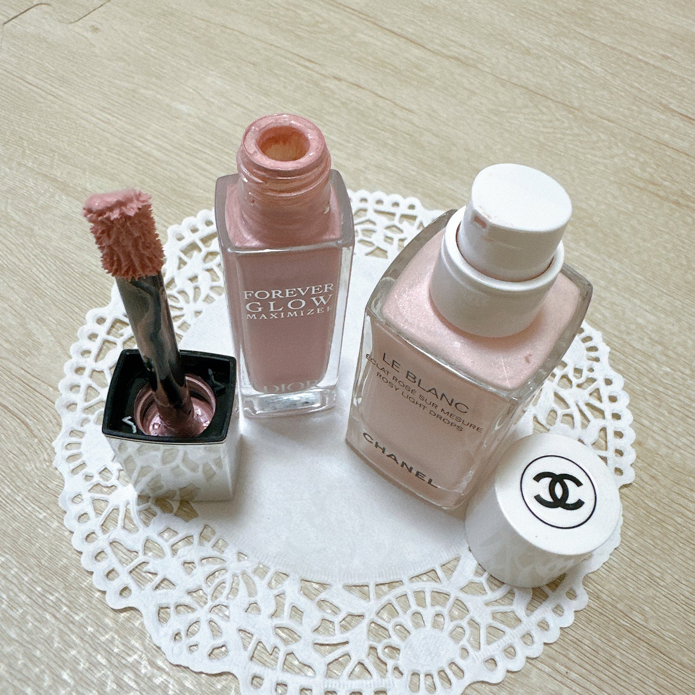 CHANEL・Diorのハイライトを使った口コミ - ピンクリキッドハイ CHANEL・Diorのハイライトを使った口コミ - ピンクリキッドハイ