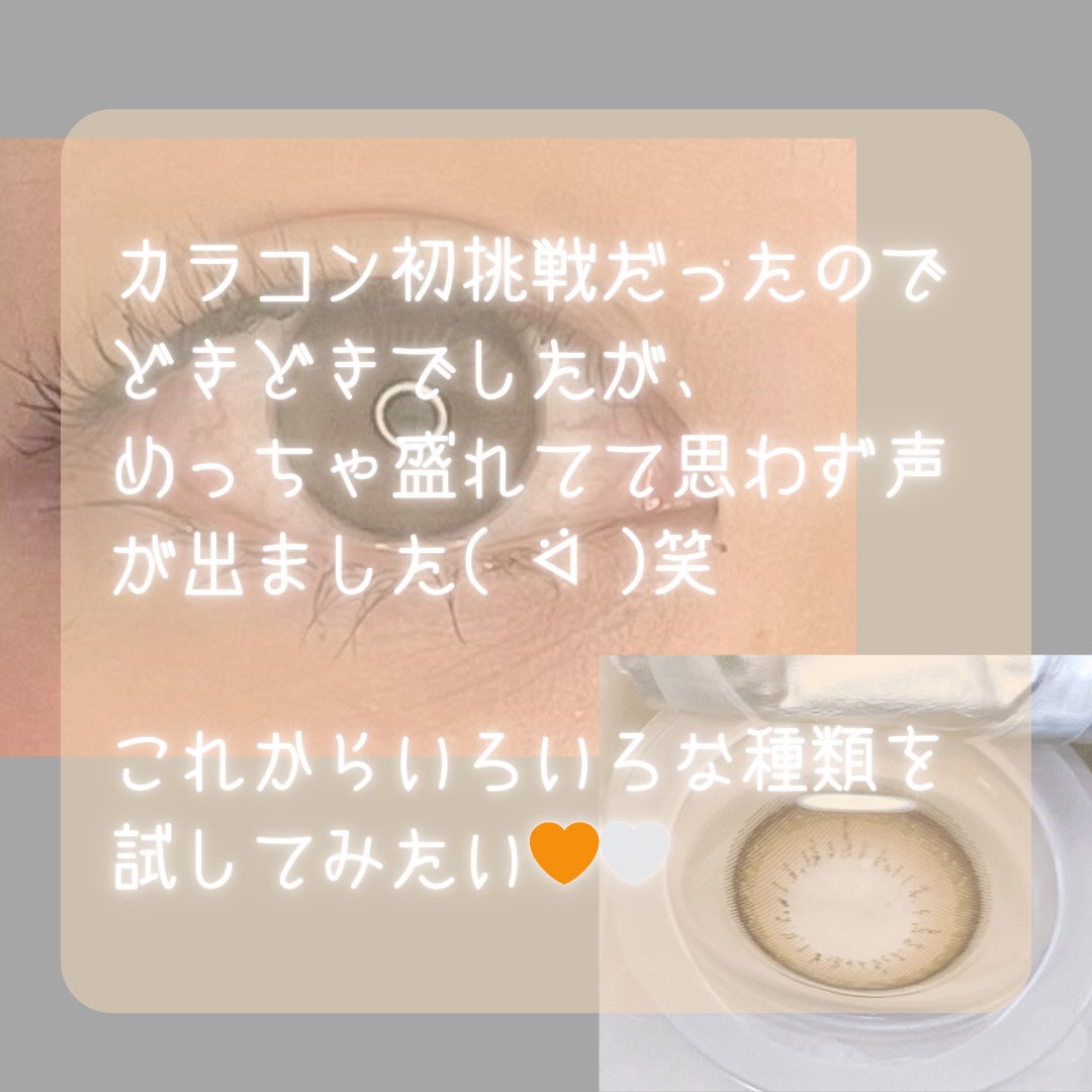 エバーカラーワンデー ナチュラル/エバーカラー/ワンデー(1DAY)カラコンを使ったクチコミ(4枚目)
