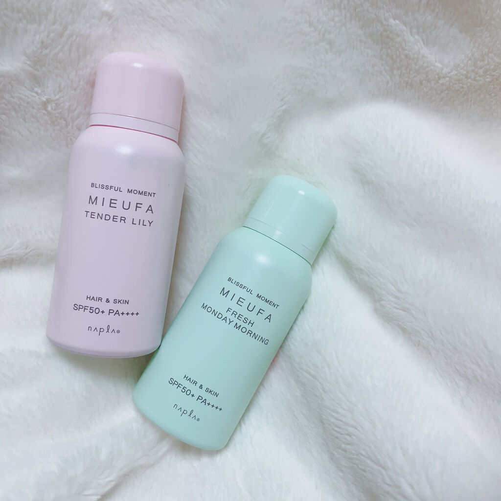 フレグランスUVスプレー　フレッシュマンデーモーニング/MIEUFA/日焼け止めミスト・スプレーを使ったクチコミ（1枚目）