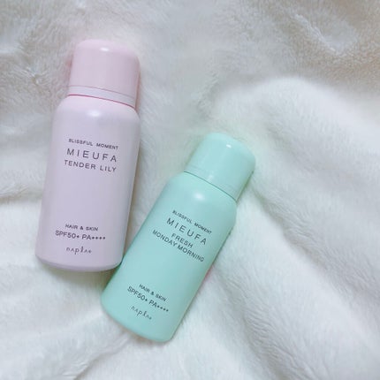 フレグランスUVスプレー フレッシュマンデーモーニング/MIEUFA/日焼け止めミスト・スプレーを使ったクチコミ(1枚目)