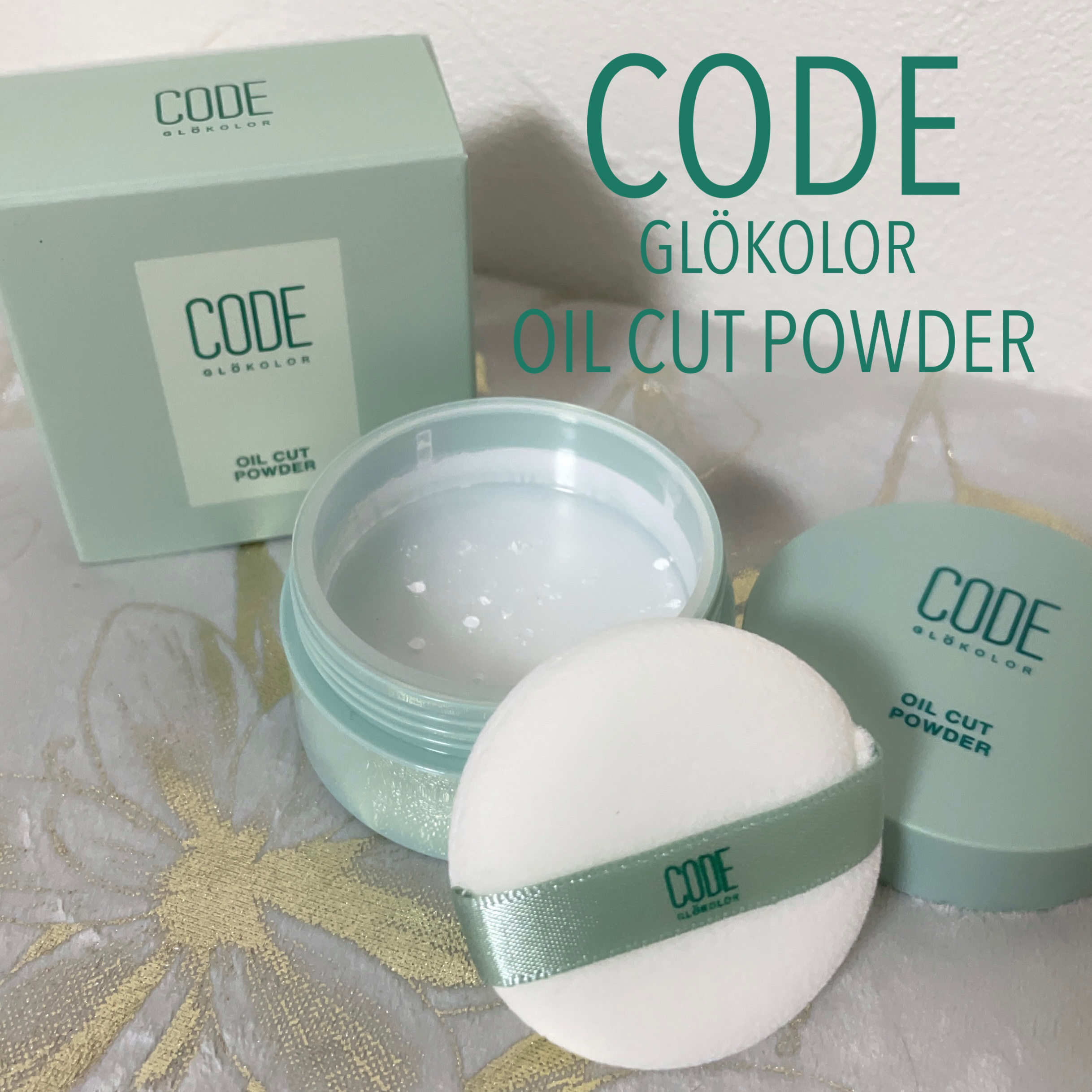 オイルカットパウダー/CODE GLO KOLOR/プレストパウダーを使ったクチコミ（1枚目）