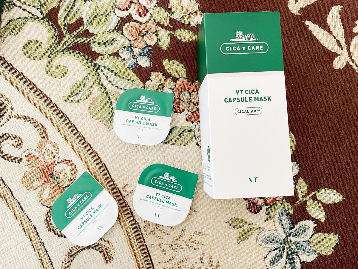CICA カプセルマスク/VT/洗い流すパック・マスクを使ったクチコミ(2枚目)