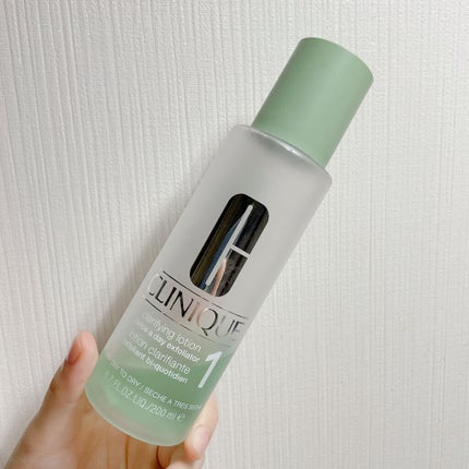 クラリファイング ローション 1/CLINIQUE/拭き取り化粧水を使ったクチコミ(1枚目)
