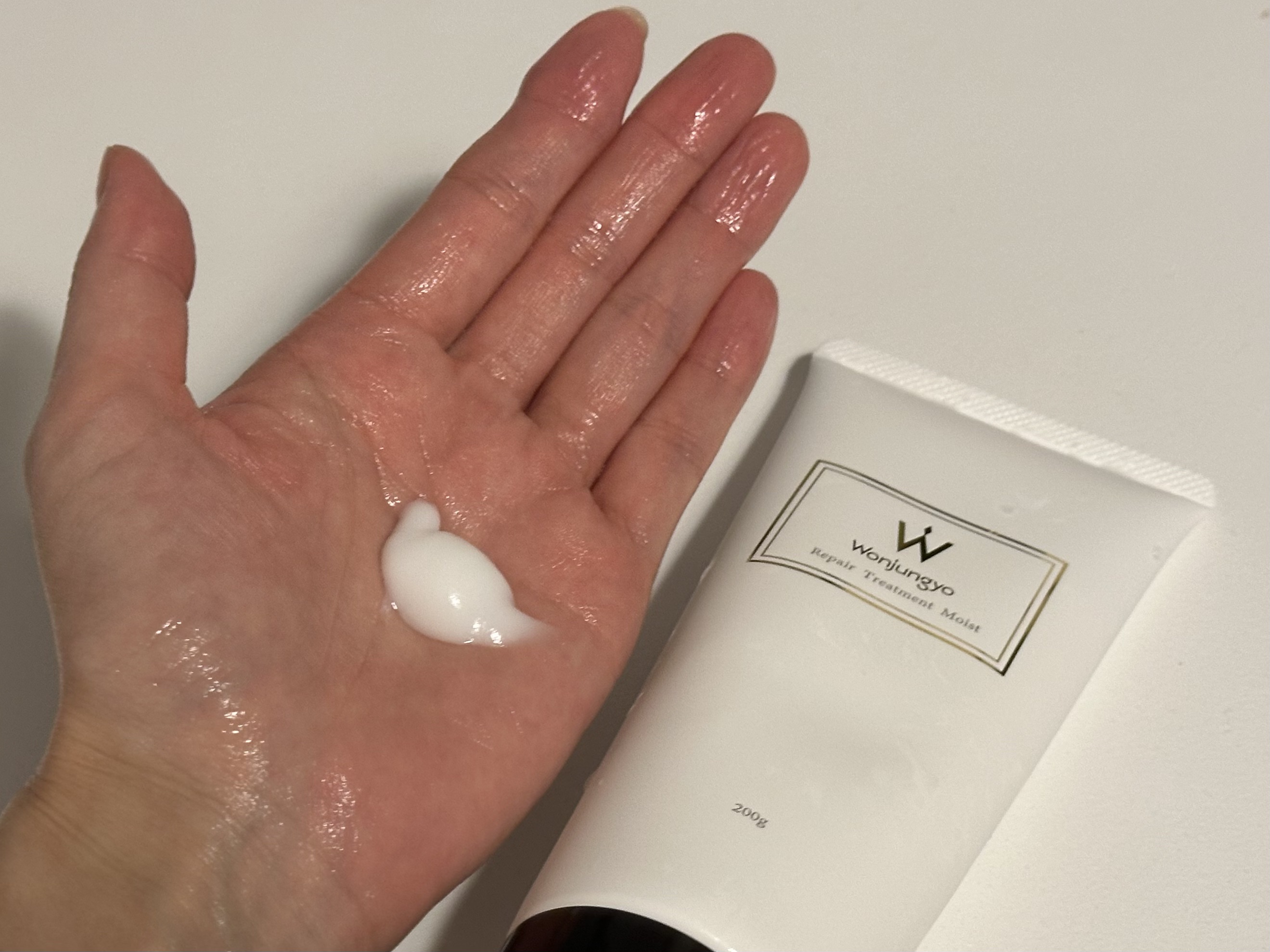 ウォンジョンヨ リペアシャンプー モイスト／リペアトリートメント モイスト/Wonjungyo/市販シャンプーを使ったクチコミ（3枚目）