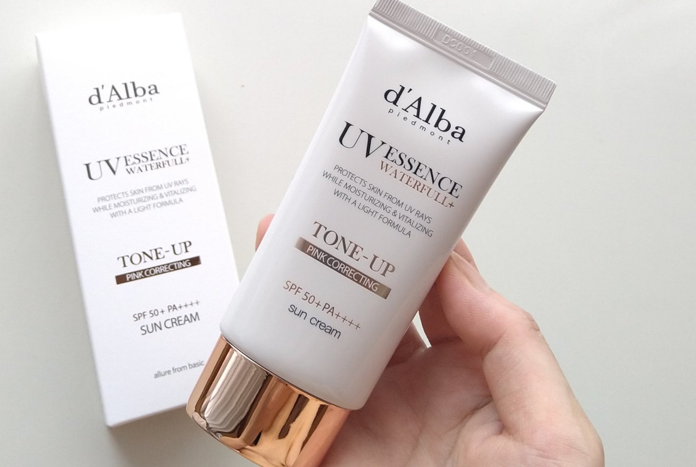 ウォータフルトーンアップサンクリーム/ダルバ/日焼け止めクリームを使ったクチコミ(1枚目)