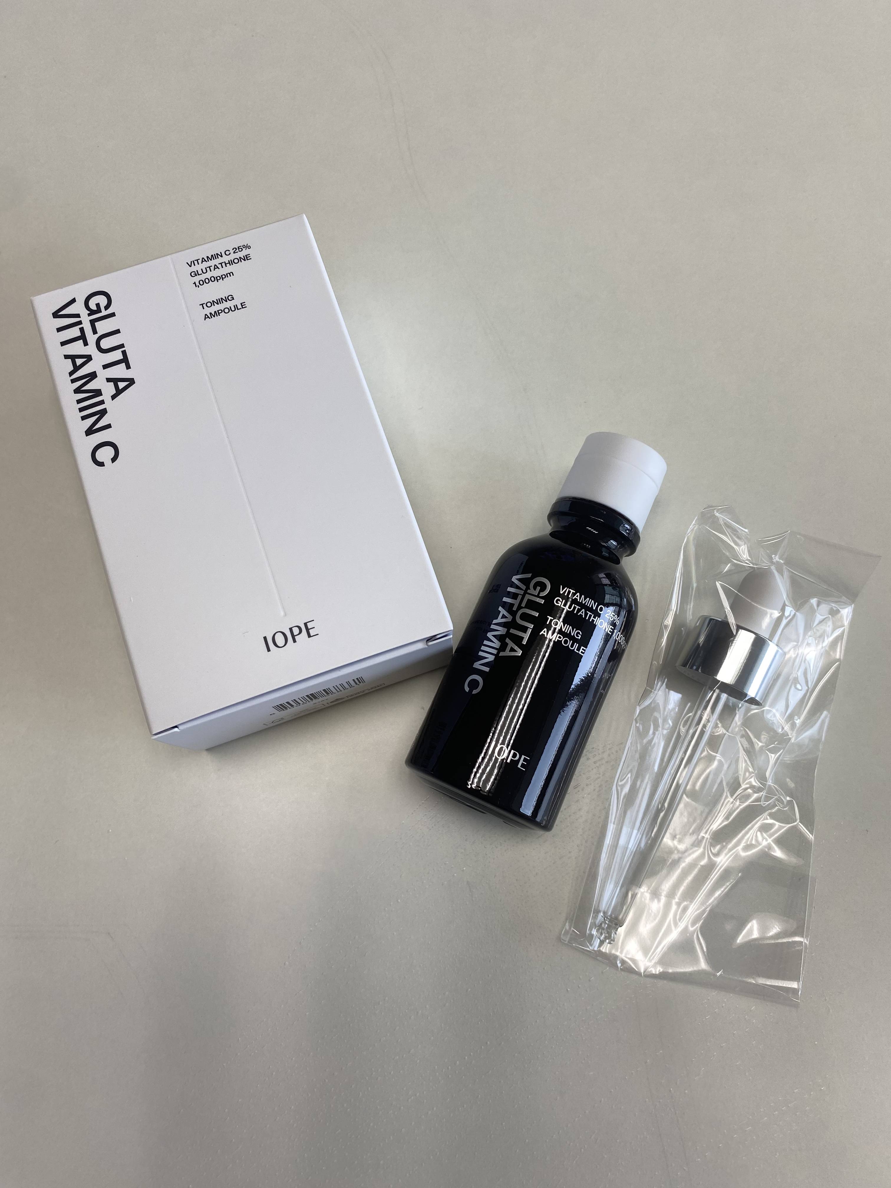 グルタ ビタミンC トーニング アンプル/IOPE/美容液を使ったクチコミ（1枚目）