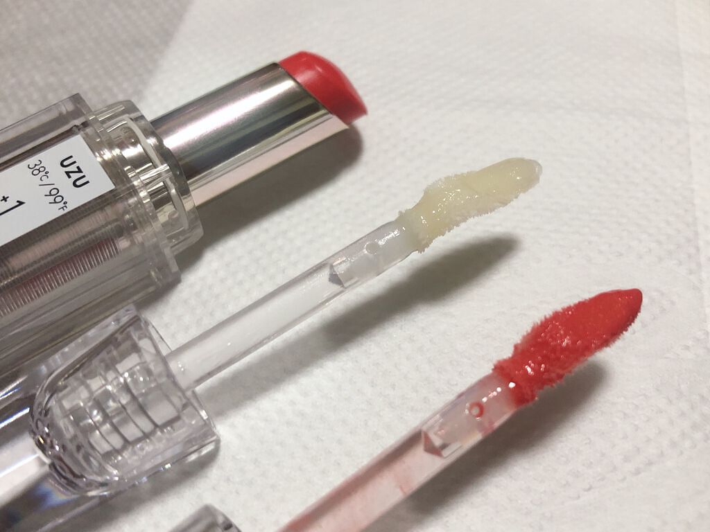 38°C / 99°F リップトリートメント (リップ美容液)/UZU BY FLOWFUSHI/リップケアを使ったクチコミ（2枚目）