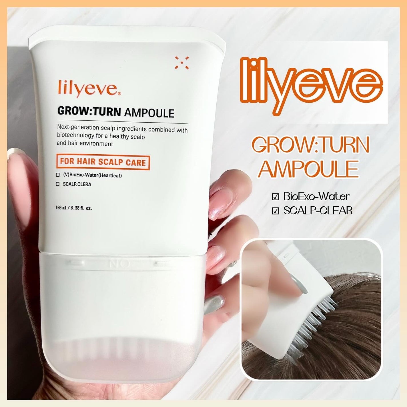 グローターン 100ml/リリーイブ/頭皮ローションを使ったクチコミ(1枚目)