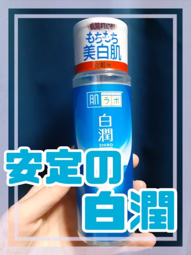 白潤 薬用美白化粧水 170ml（ボトル）/肌ラボ/化粧水を使ったクチコミ（1枚目）