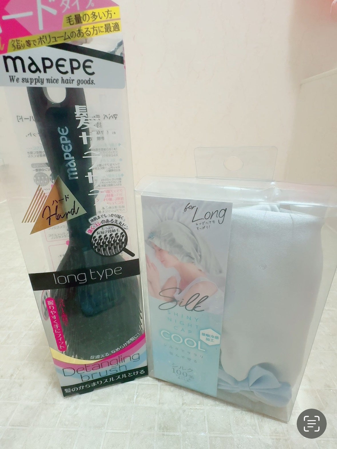 デタングリングブラシ ロング/マペペ/ヘアブラシを使ったクチコミ(6枚目)