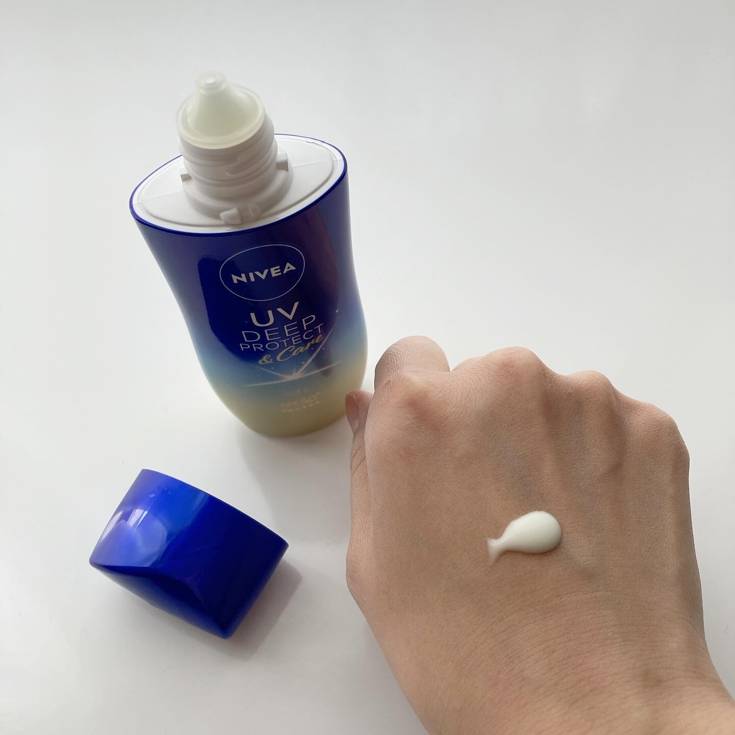 ニベアUV ディープ プロテクト＆ケア ジェル/ニベア/日焼け止めジェルを使ったクチコミ（3枚目）