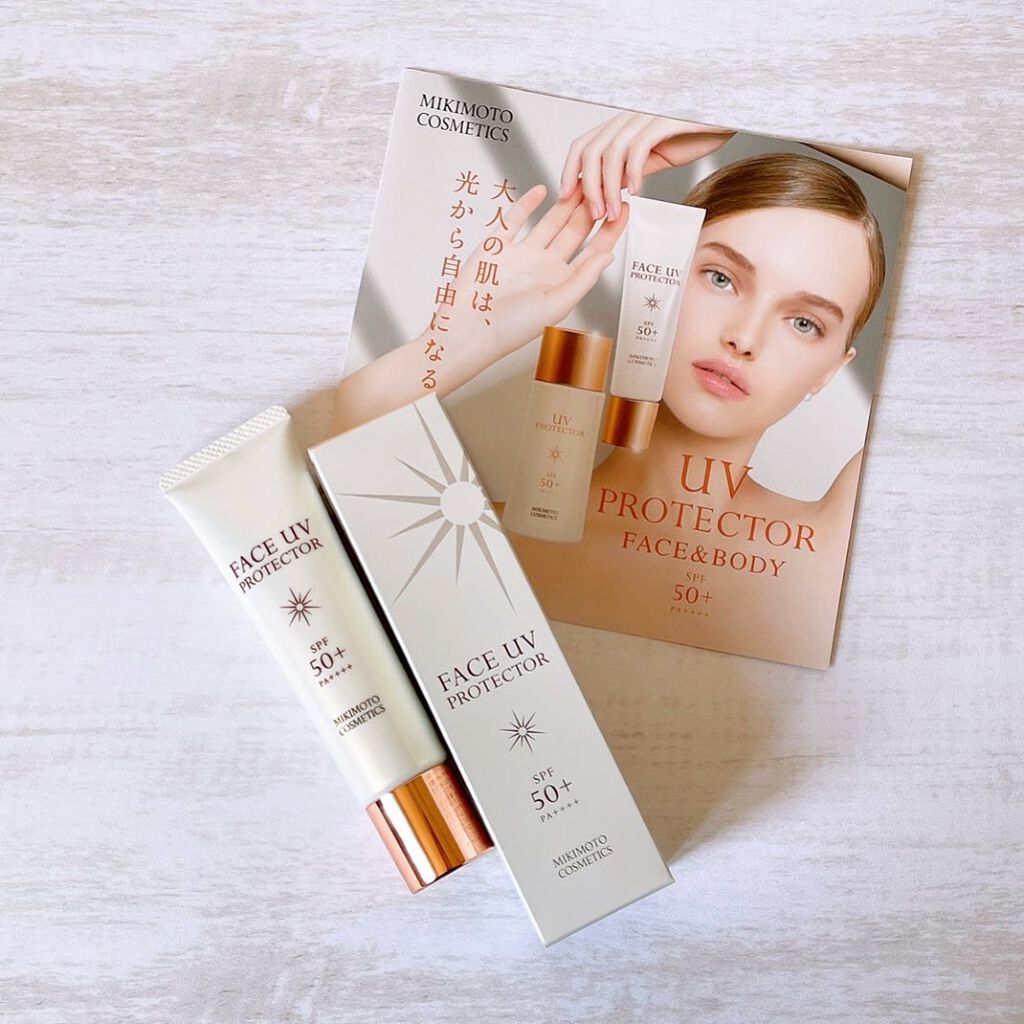 フェイス UVプロテクター/ミキモト コスメティックス/日焼け止めクリームを使ったクチコミ(3枚目)
