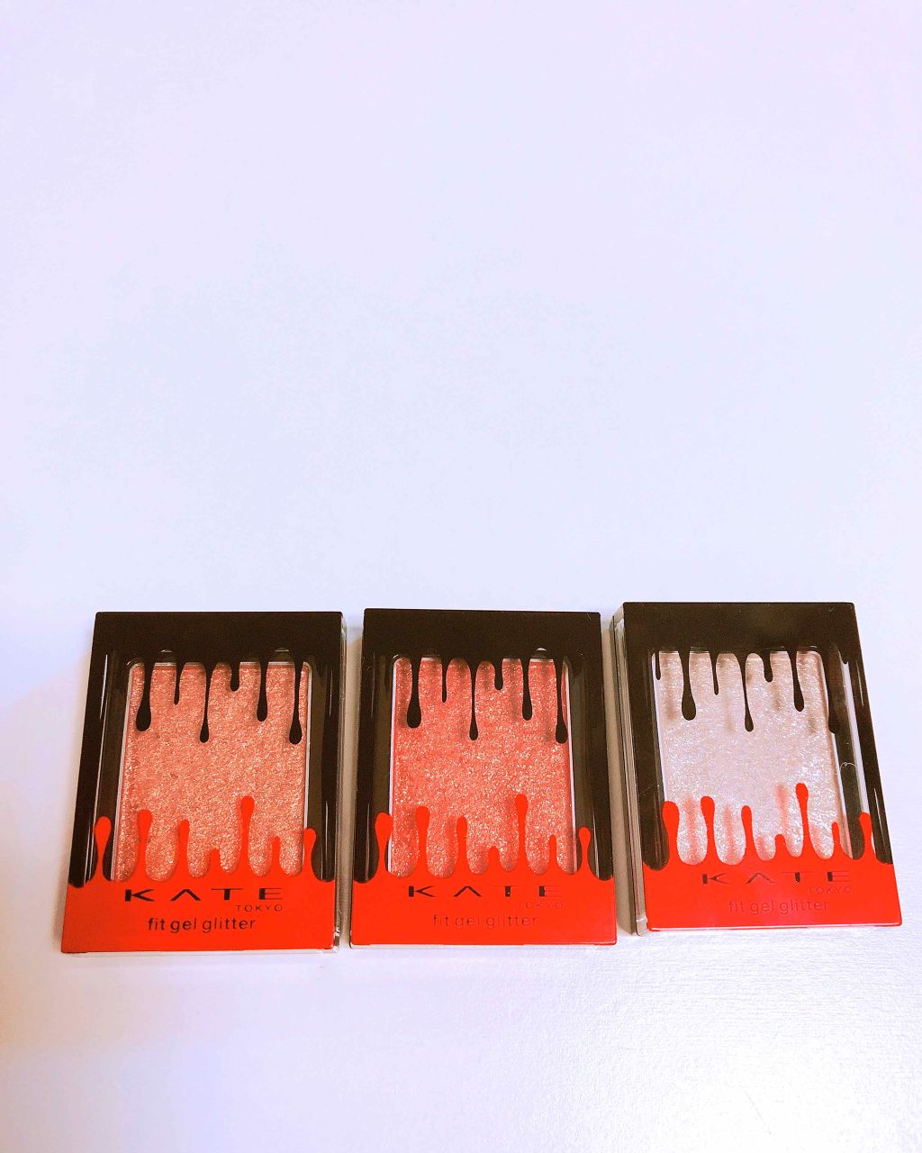 フィットジェルグリッター/KATE/ジェル・クリームアイシャドウを使ったクチコミ(1枚目)
