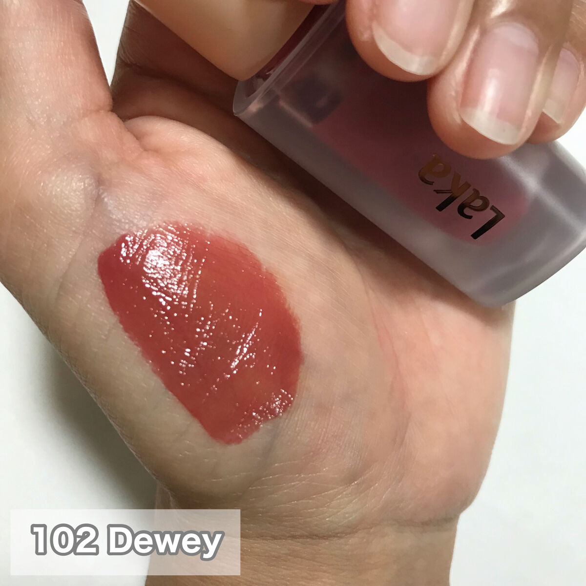 フルーティーグラムティント/Laka/リップティントを使ったクチコミ（2枚目）