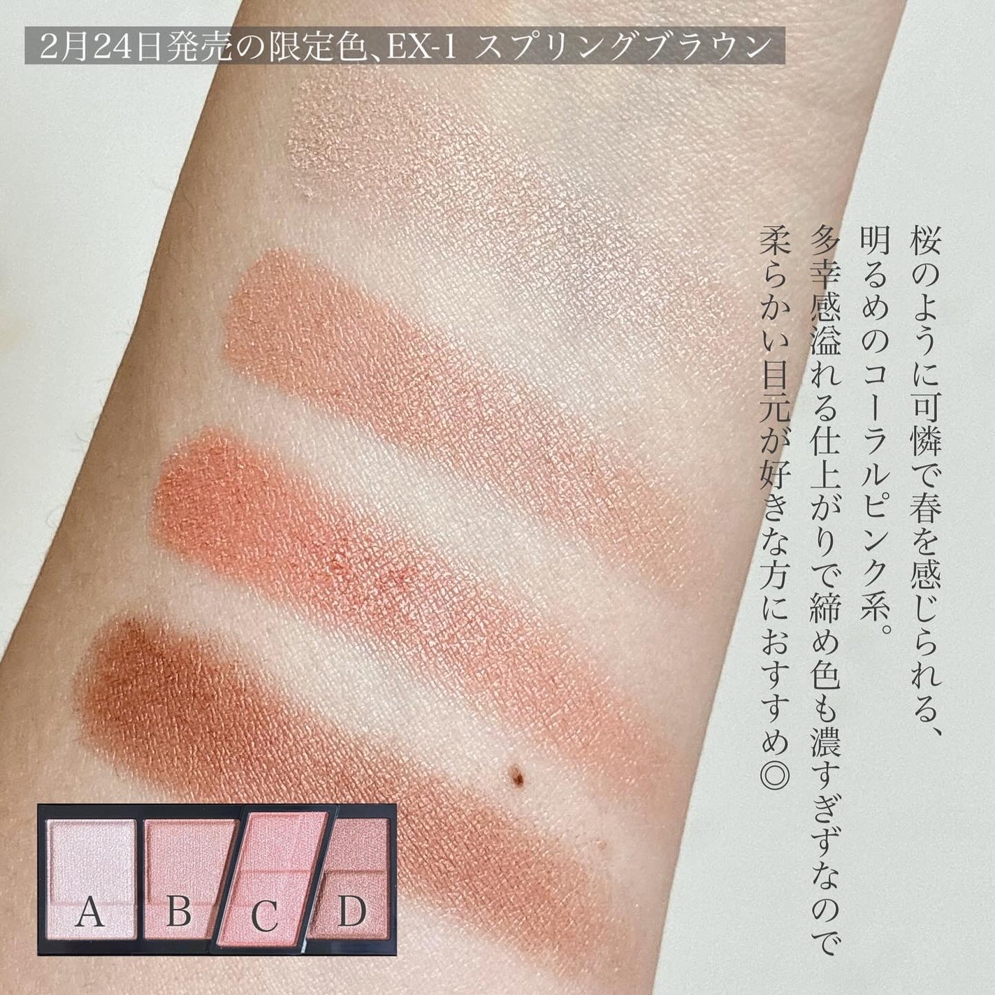 デザイニングブラウンアイズ/KATE/アイシャドウパレットを使ったクチコミ(4枚目)