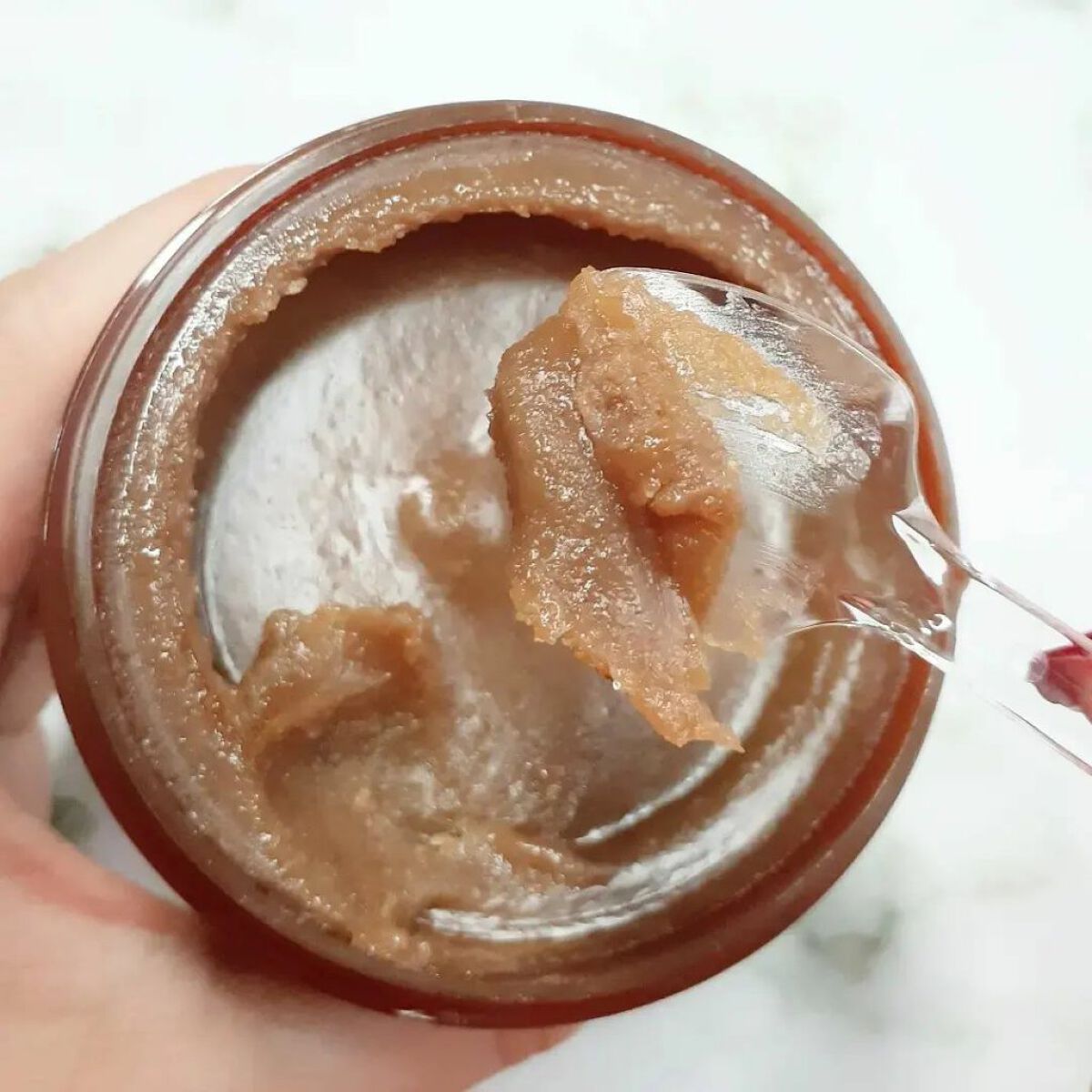 ブラックシュガー パーフェクト エッセンシャル スクラブ2X/SKINFOOD/洗い流すパック・マスクを使ったクチコミ（3枚目）