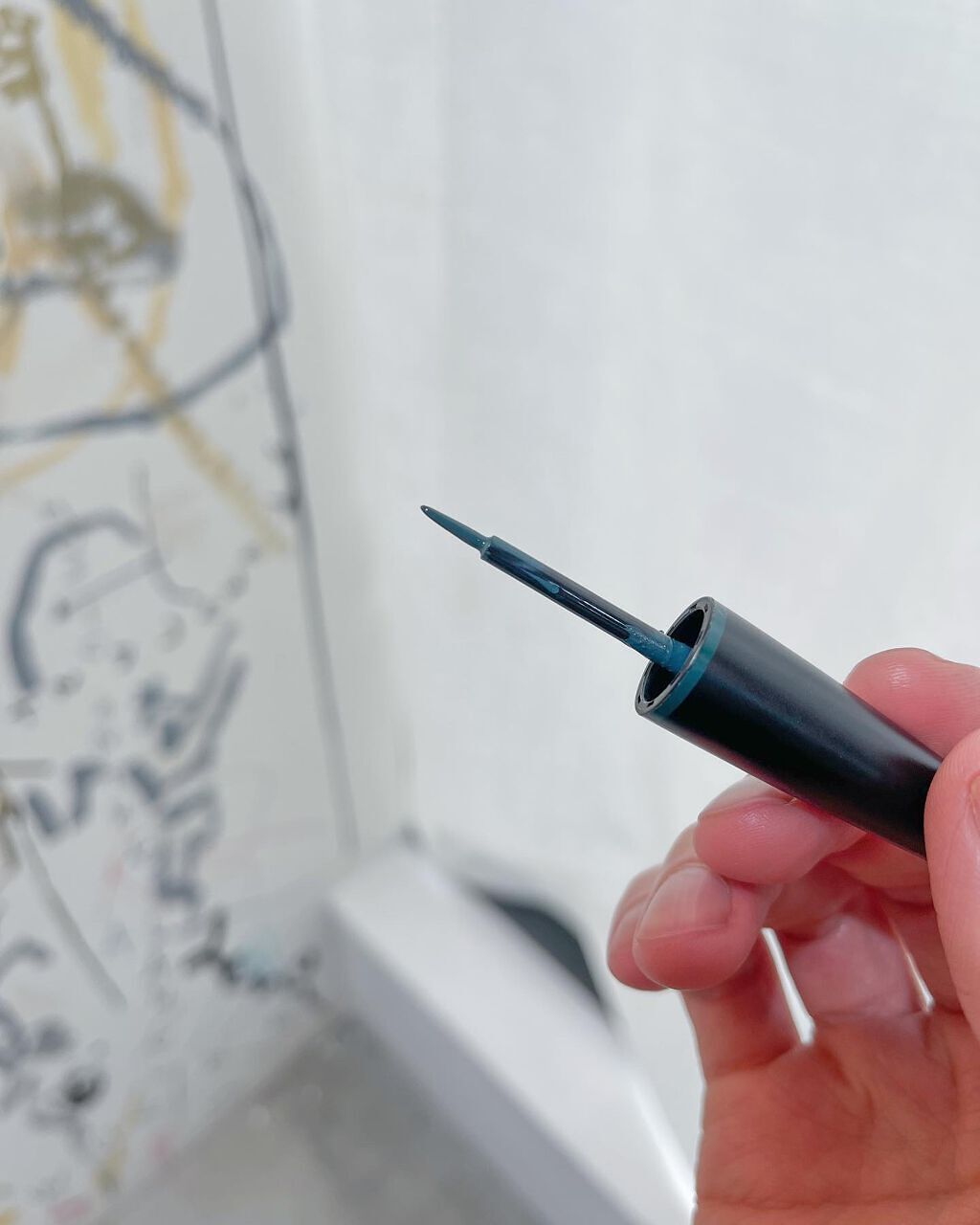 カラー インク リクイド アイライナー/SUQQU/リキッドアイライナーを使ったクチコミ(4枚目)