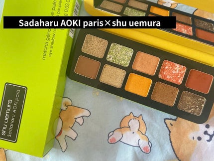 マッチャ ジェノワーズ アイ パレット /shu uemura/アイシャドウパレットを使ったクチコミ(1枚目)