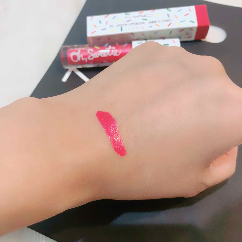 オー,スウィーティー リップカラー/M・A・C/リップグロスを使ったクチコミ(2枚目)