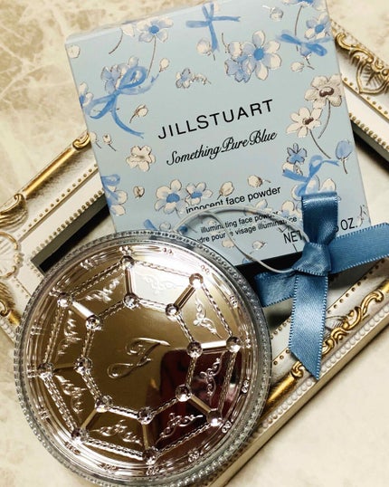 サムシングピュアブルー イノセントフェイスパウダー/JILL STUART/プレストパウダーを使ったクチコミ(1枚目)