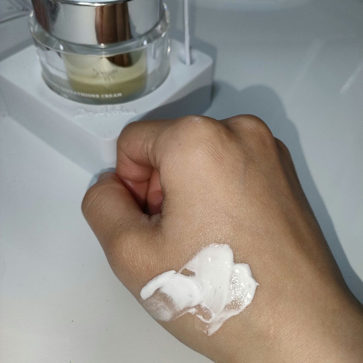 パワーブライトニング グルタチオンクリーム/Dr.Althea/フェイスクリームを使ったクチコミ（2枚目）