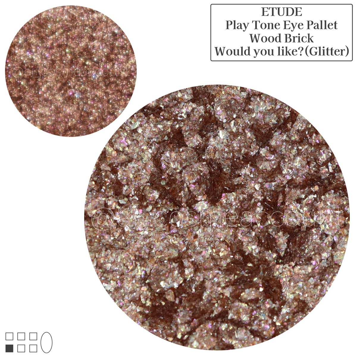 プレイトーンアイパレット ウッドブリック/ETUDE/アイシャドウパレットを使ったクチコミ（3枚目）